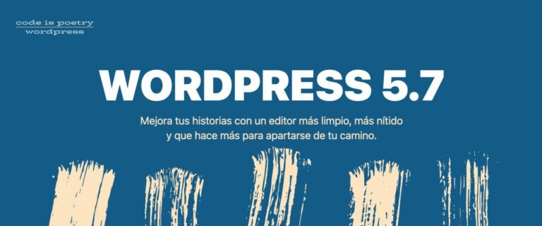 Creacion web con Wordpress 5.7