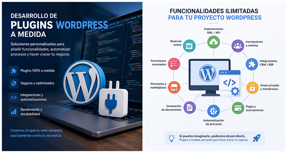 Desarrollo de plugins para WordPress a medida